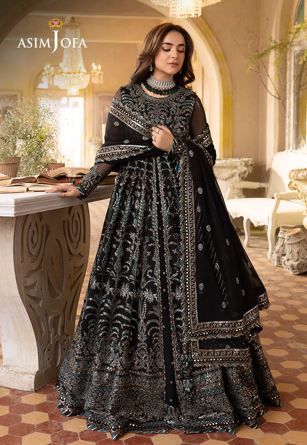 AJNB-05 EMBROIDERED CHIFFON 3 PCS