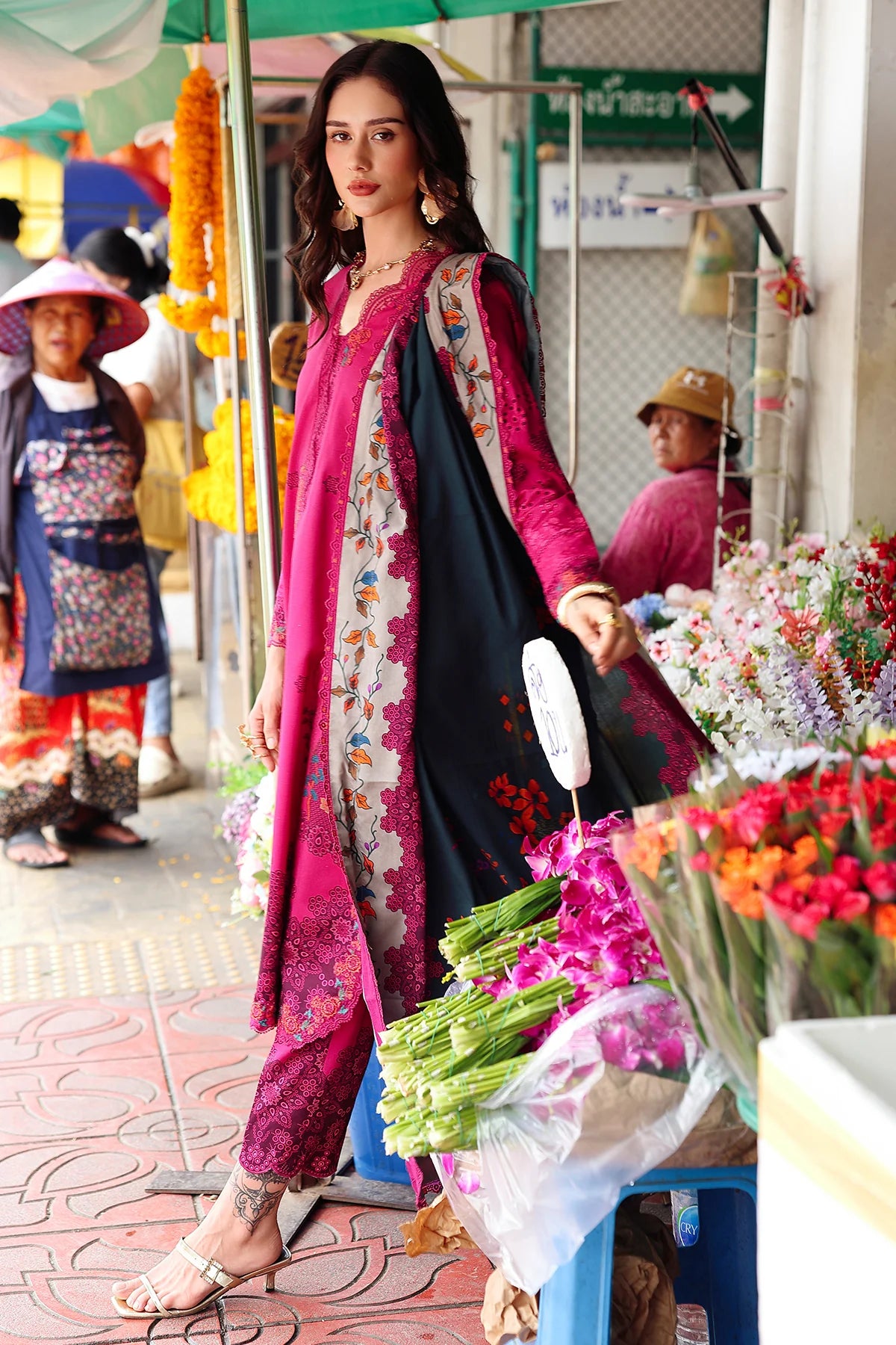 CHARIZMA Aniq Vol-01 2025 Fall Winter 3-PC Unstitched Embroidered Linen Collection ANW6-06
