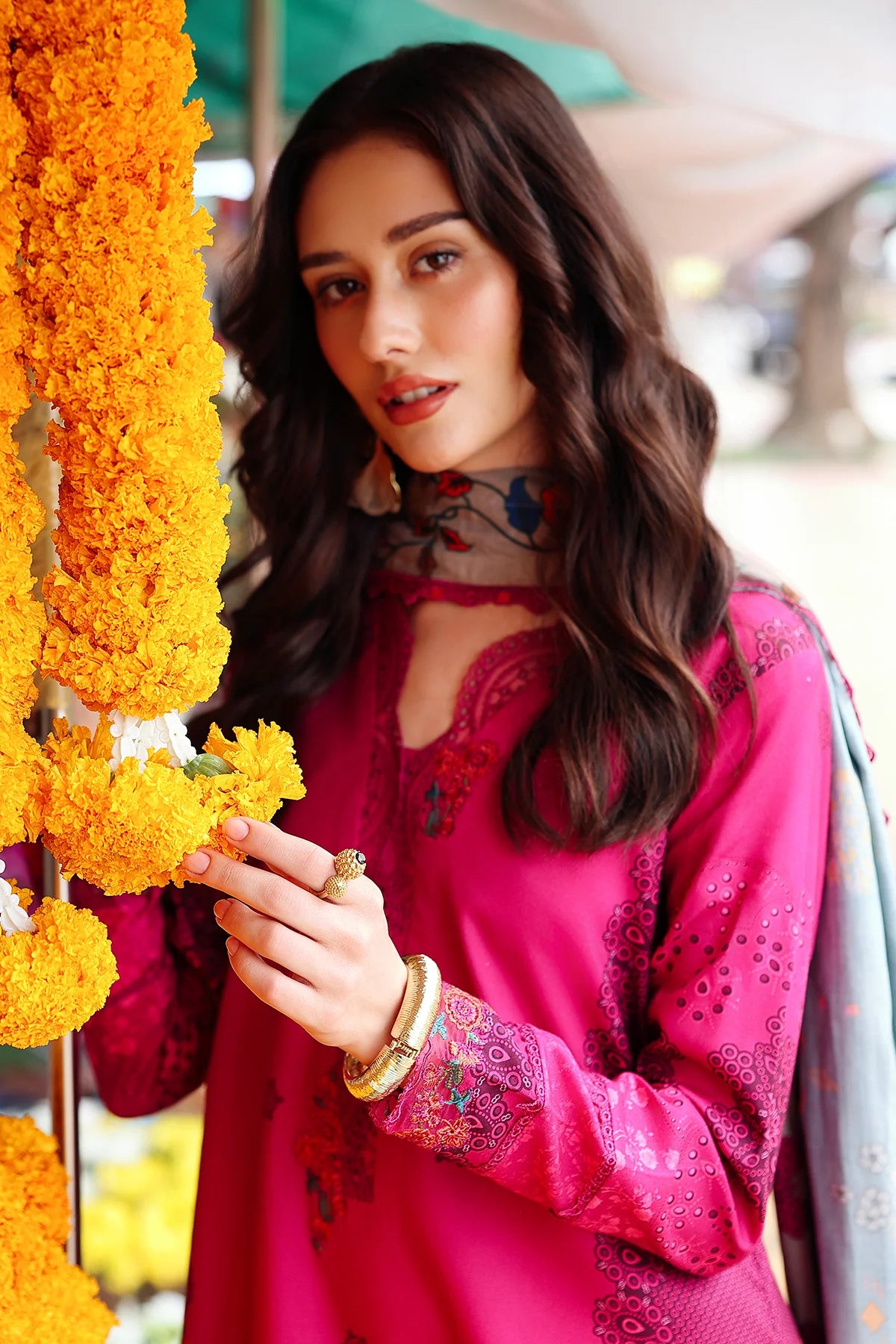 CHARIZMA Aniq Vol-01 2025 Fall Winter 3-PC Unstitched Embroidered Linen Collection ANW6-06
