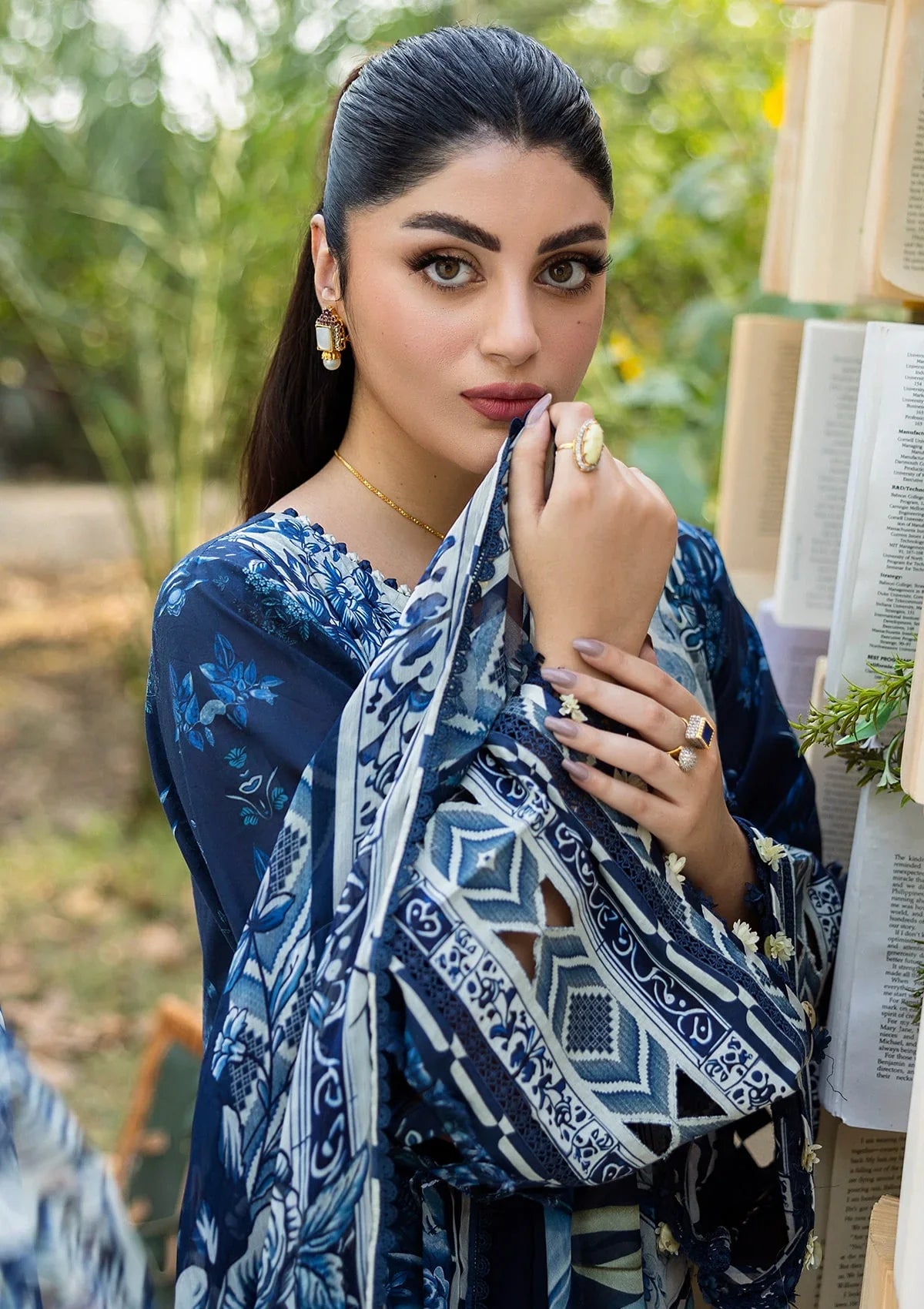 ELAF PRINTS CHIFFON ECD-7B BLOOMSTELLA