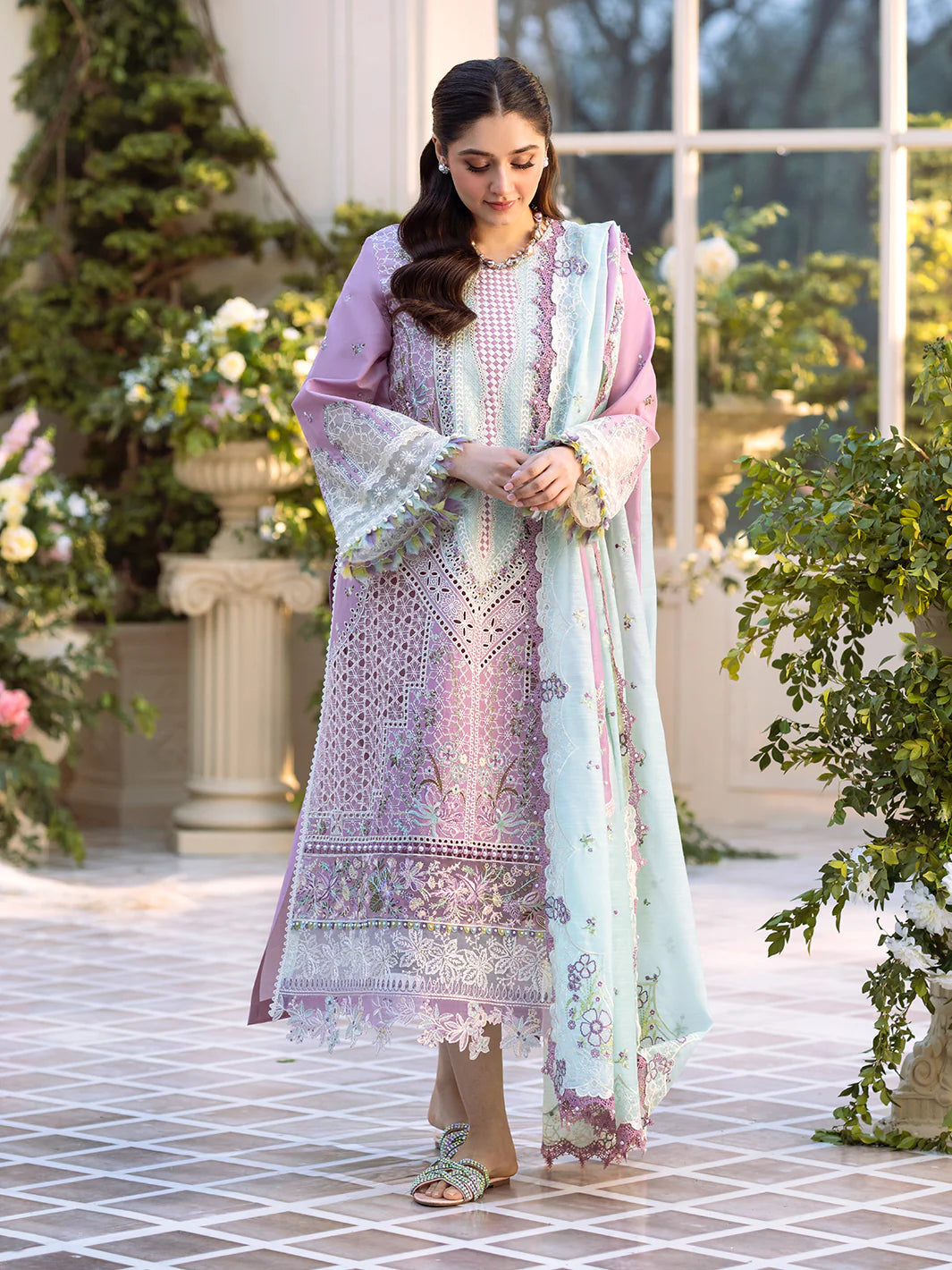 BIN ILYAS Luxury Lawn - 101 B