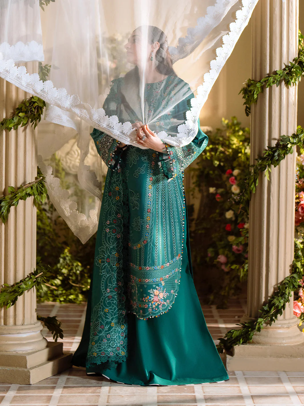 BIN ILYAS Luxury Lawn - 102 A