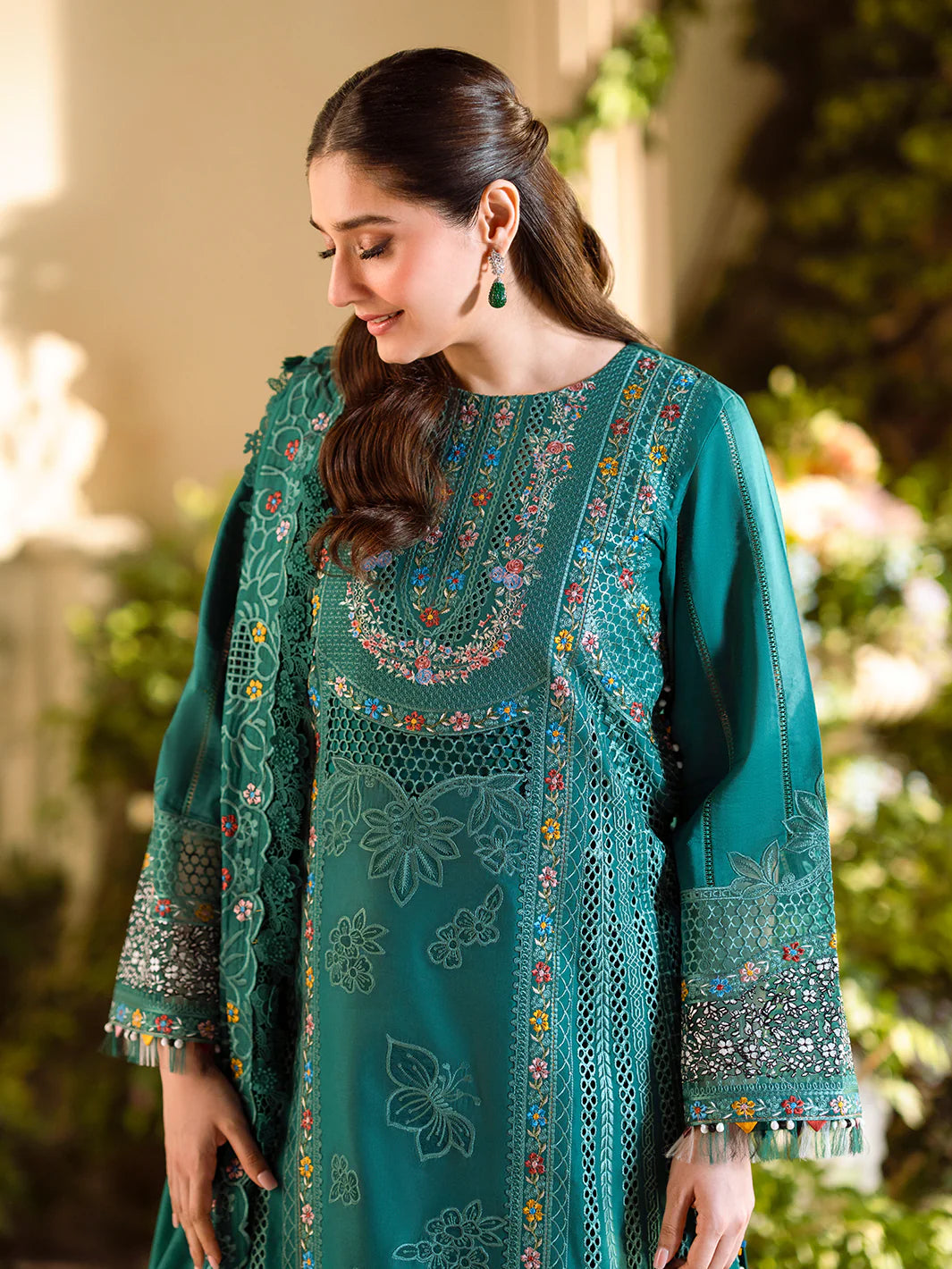 BIN ILYAS Luxury Lawn - 102 A