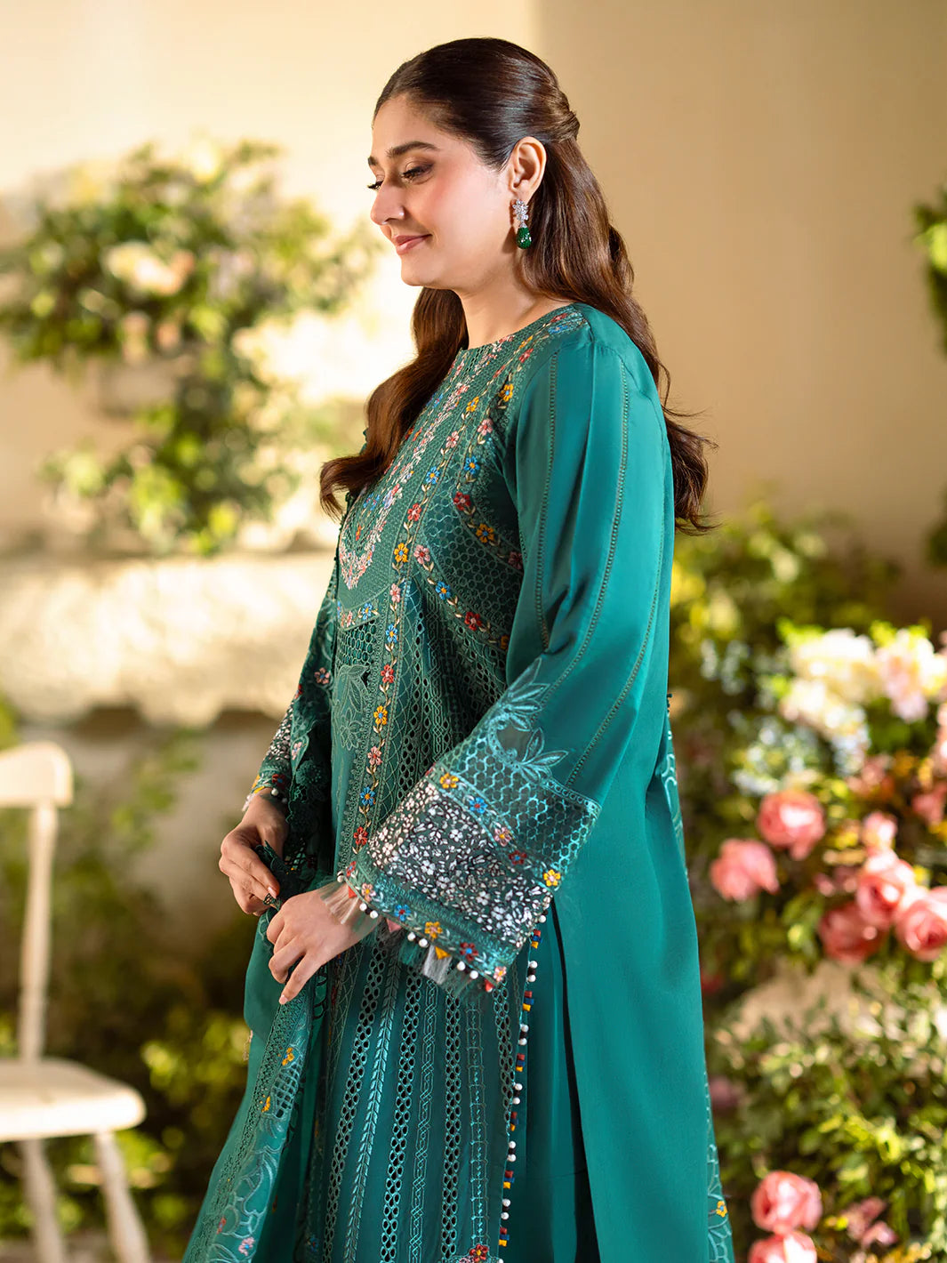 BIN ILYAS Luxury Lawn - 102 A