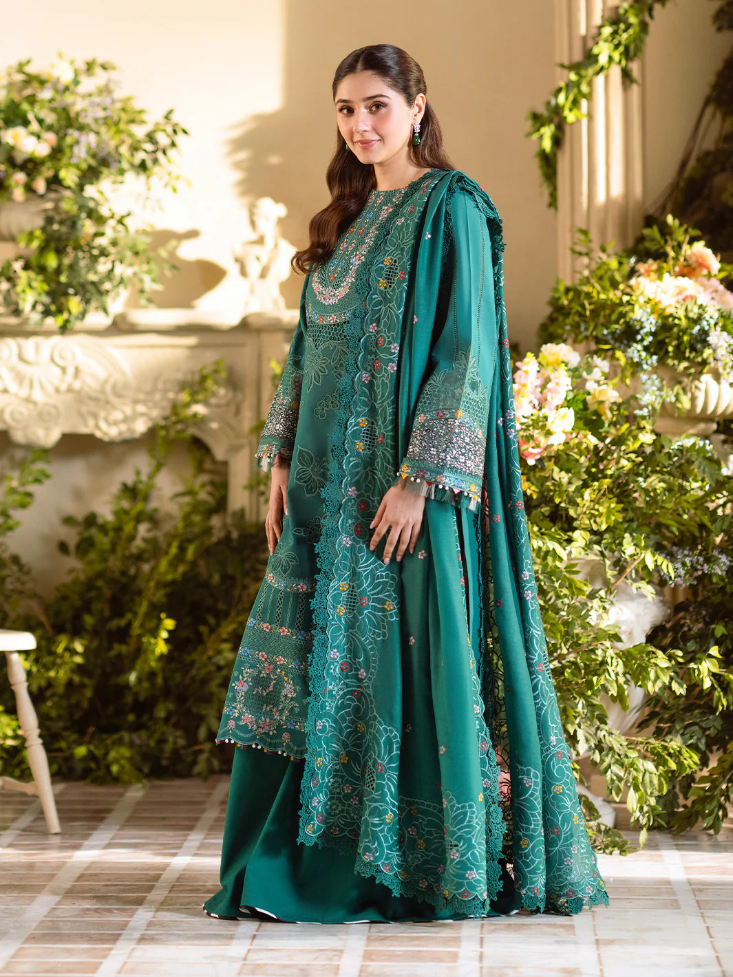 BIN ILYAS Luxury Lawn - 102 A