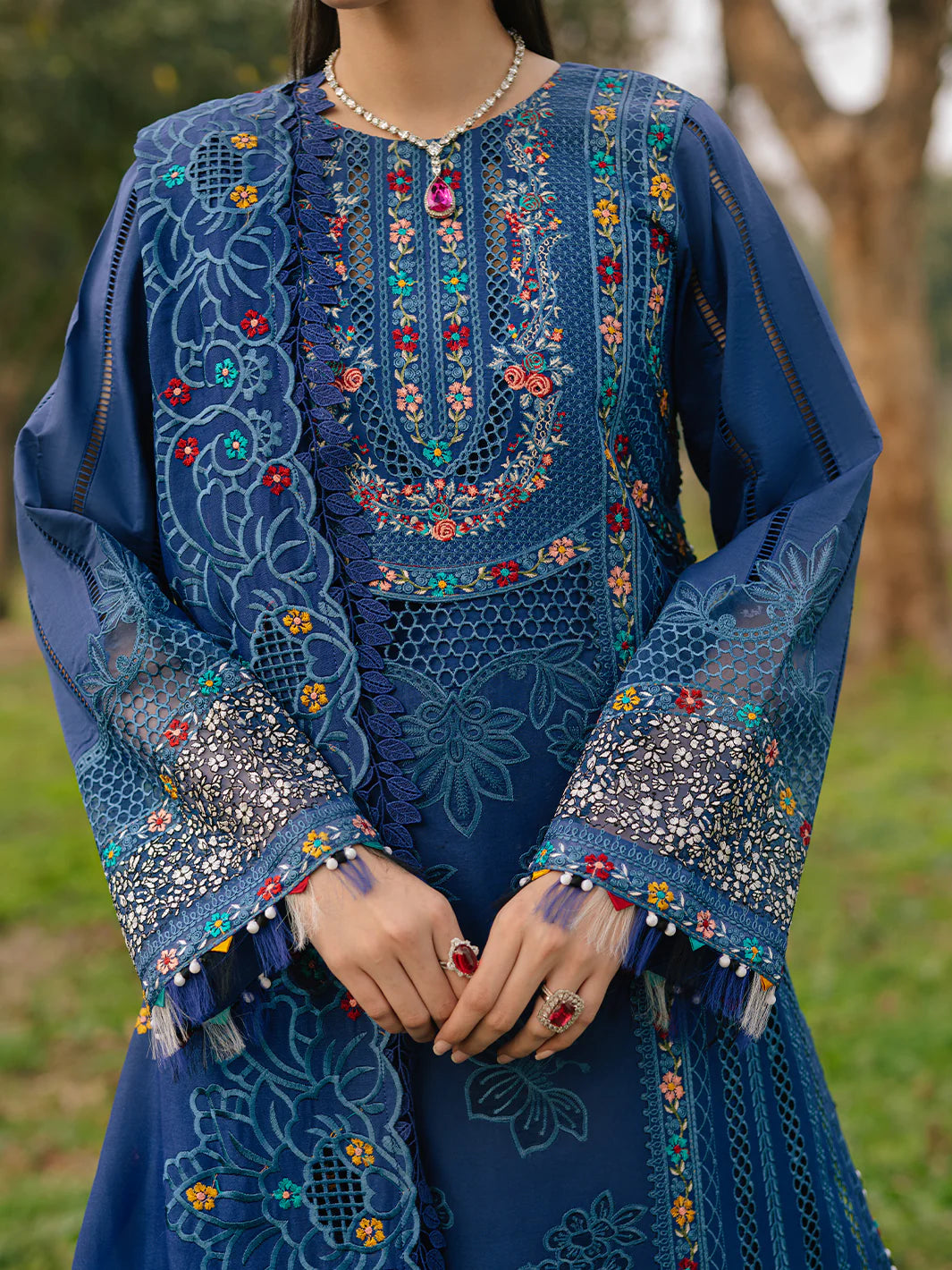 BIN ILYAS Luxury Lawn - 102 B