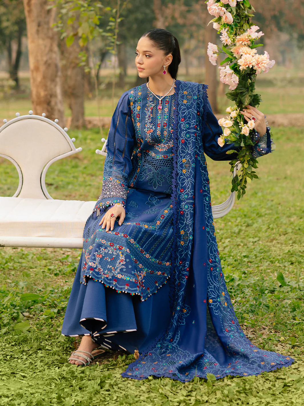 BIN ILYAS Luxury Lawn - 102 B