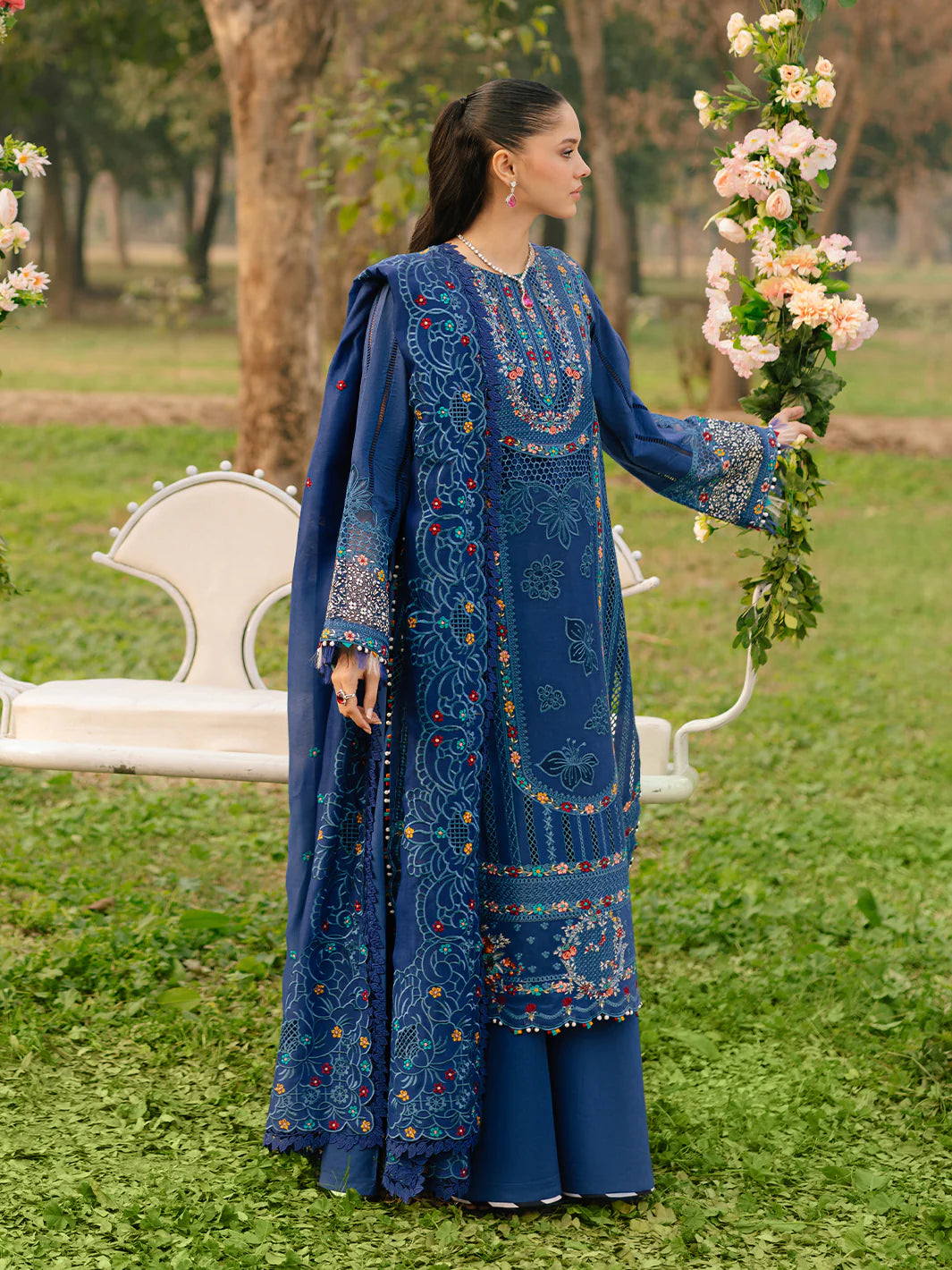 BIN ILYAS Luxury Lawn - 102 B