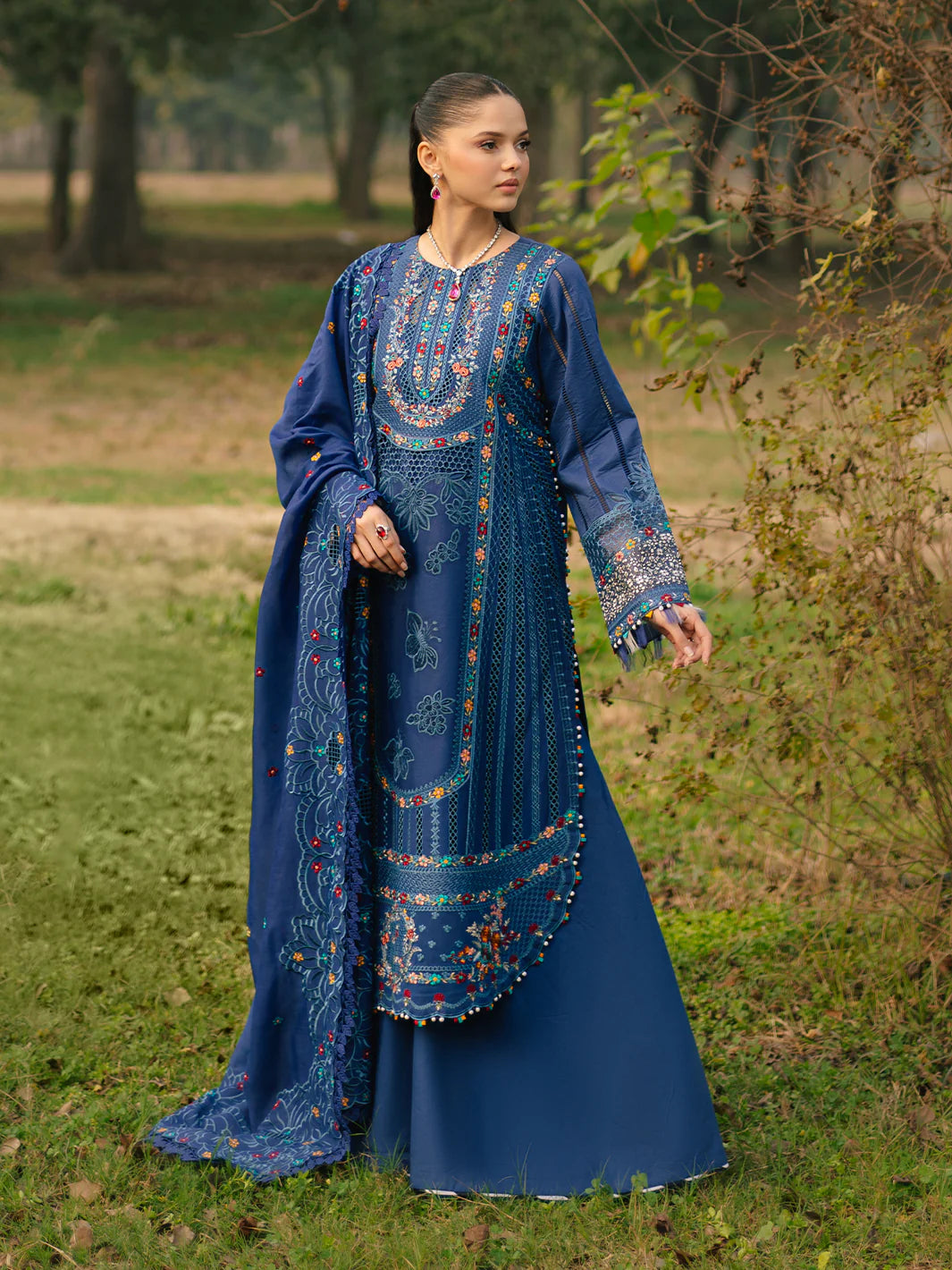 BIN ILYAS Luxury Lawn - 102 B