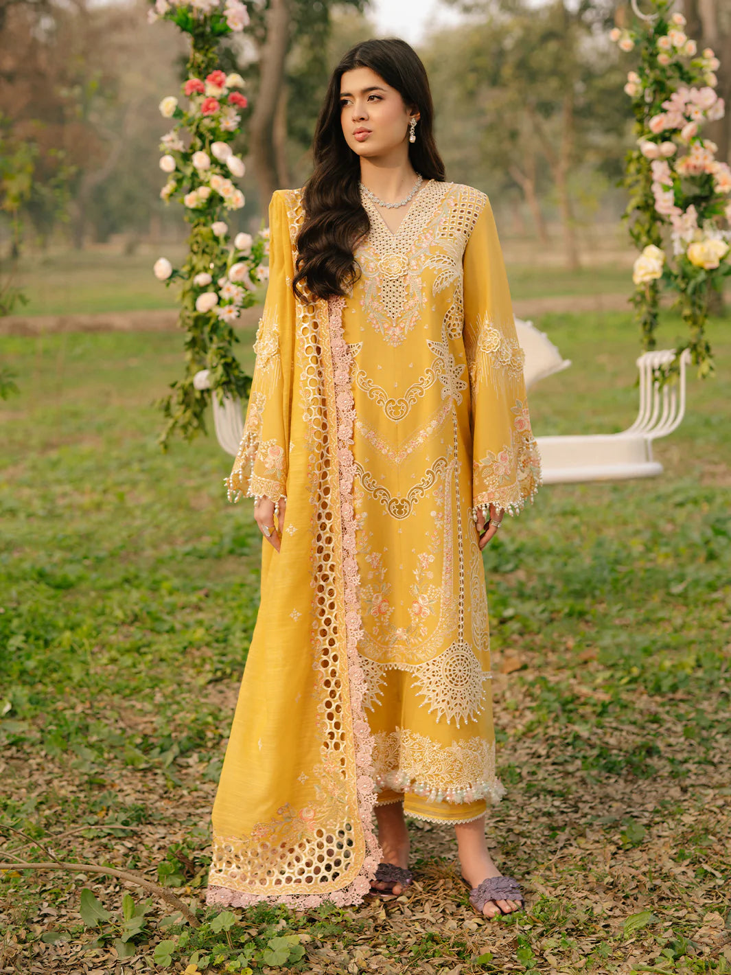 BIN ILYAS Luxury Lawn - 104 A