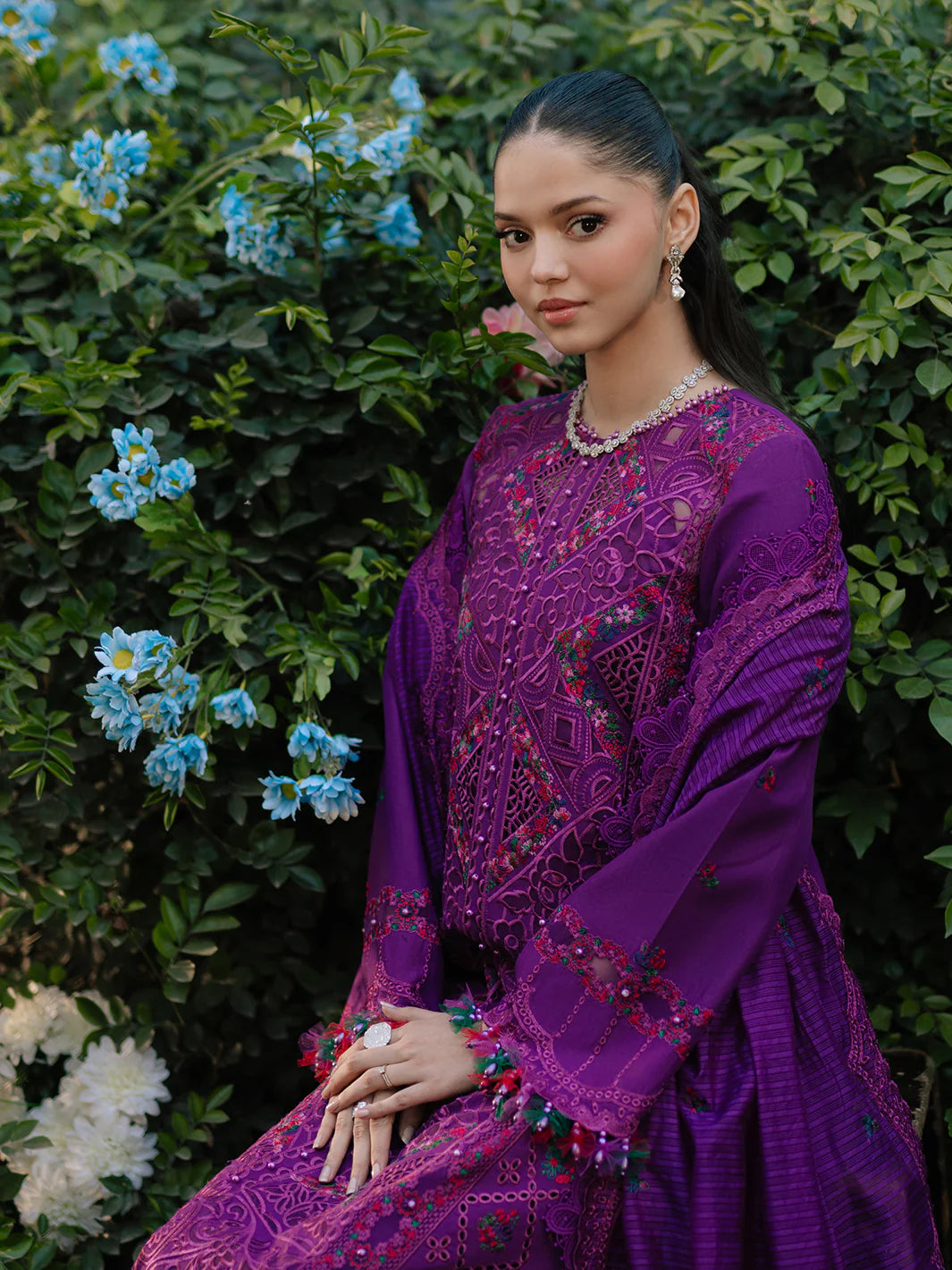 BIN ILYAS Luxury Lawn - 105 B