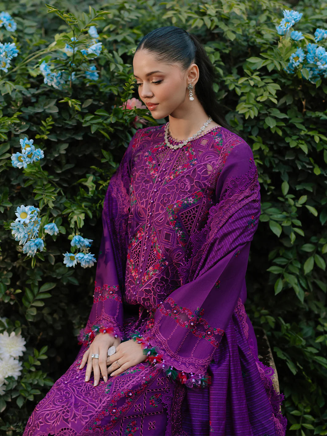 BIN ILYAS Luxury Lawn - 105 B