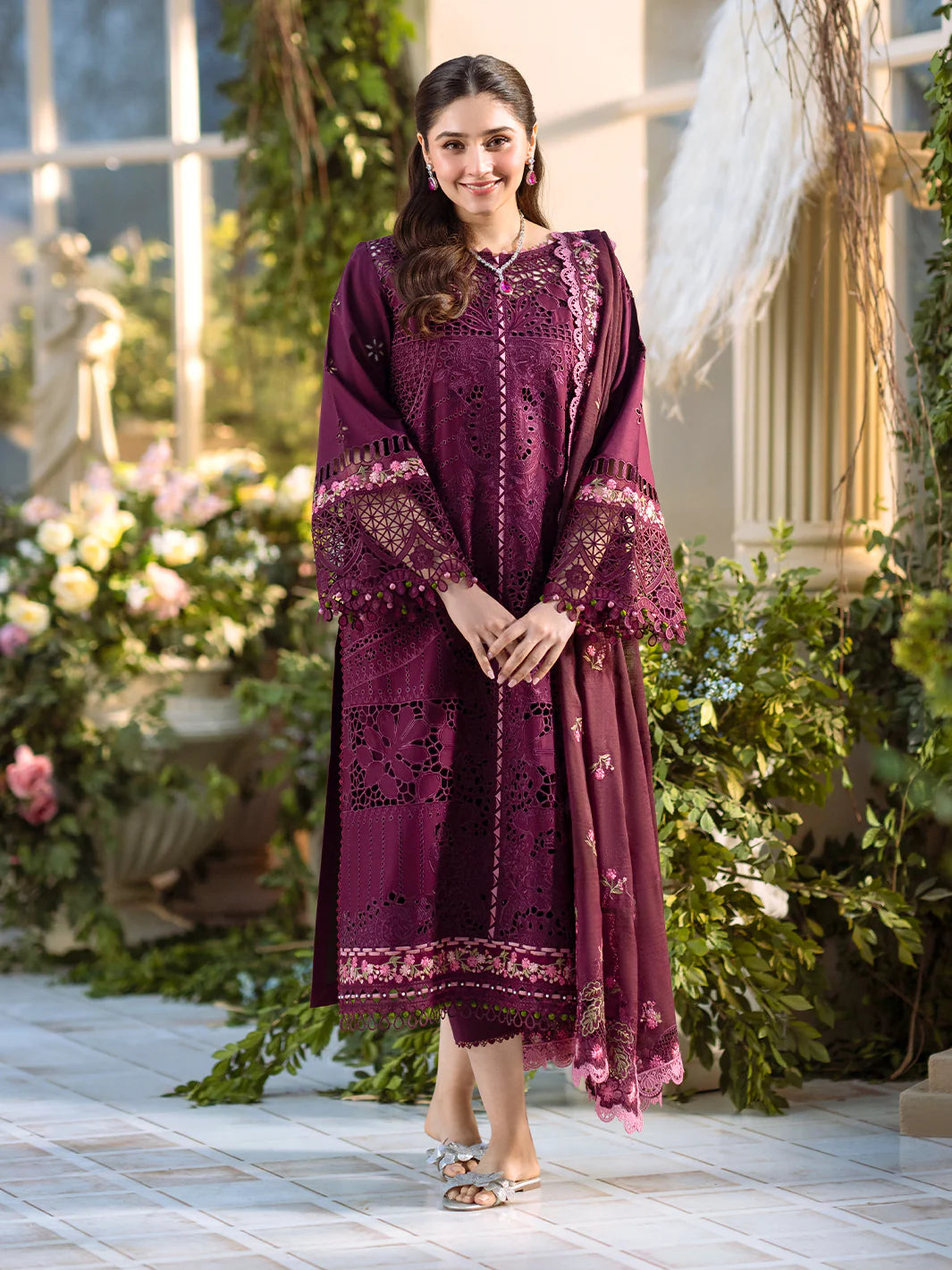 BIN ILYAS Luxury Lawn - 106 A