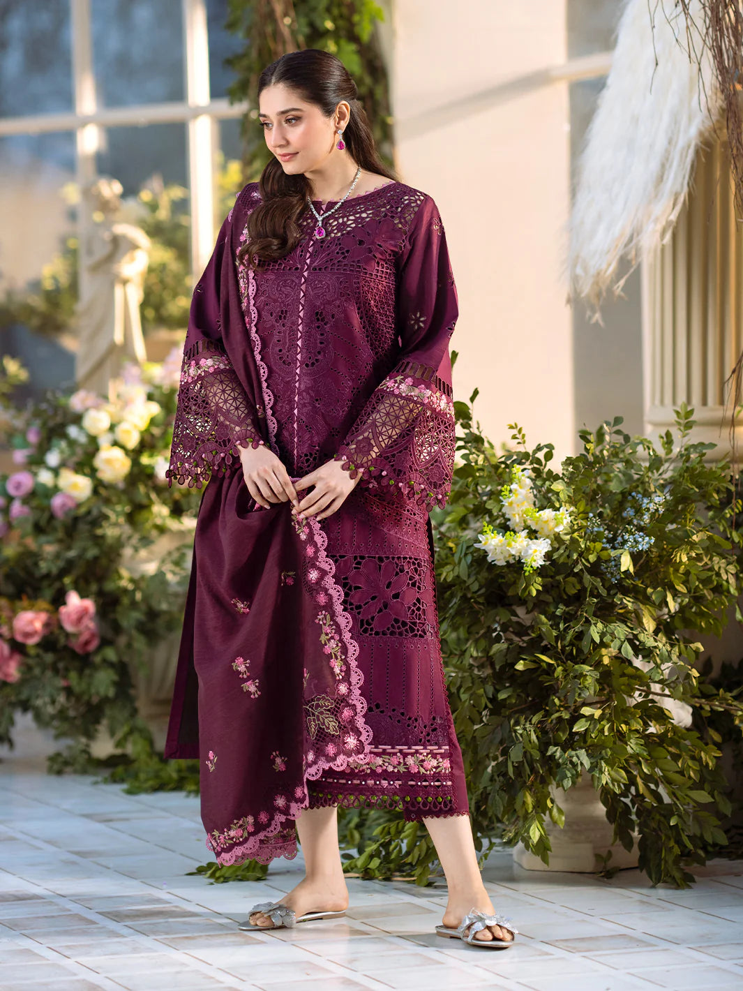 BIN ILYAS Luxury Lawn - 106 A