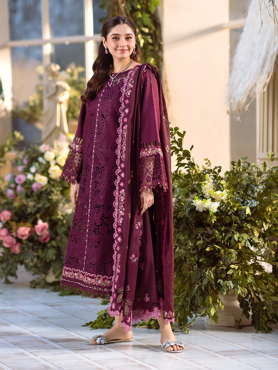 BIN ILYAS Luxury Lawn - 106 A