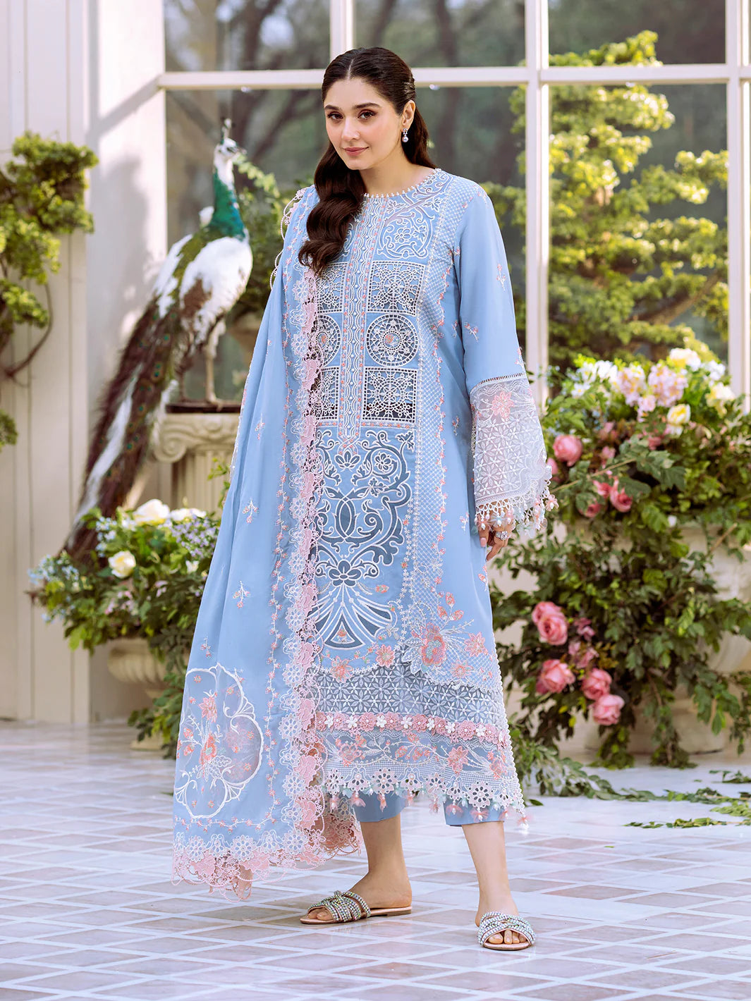 BIN ILYAS Luxury Lawn - 107 A