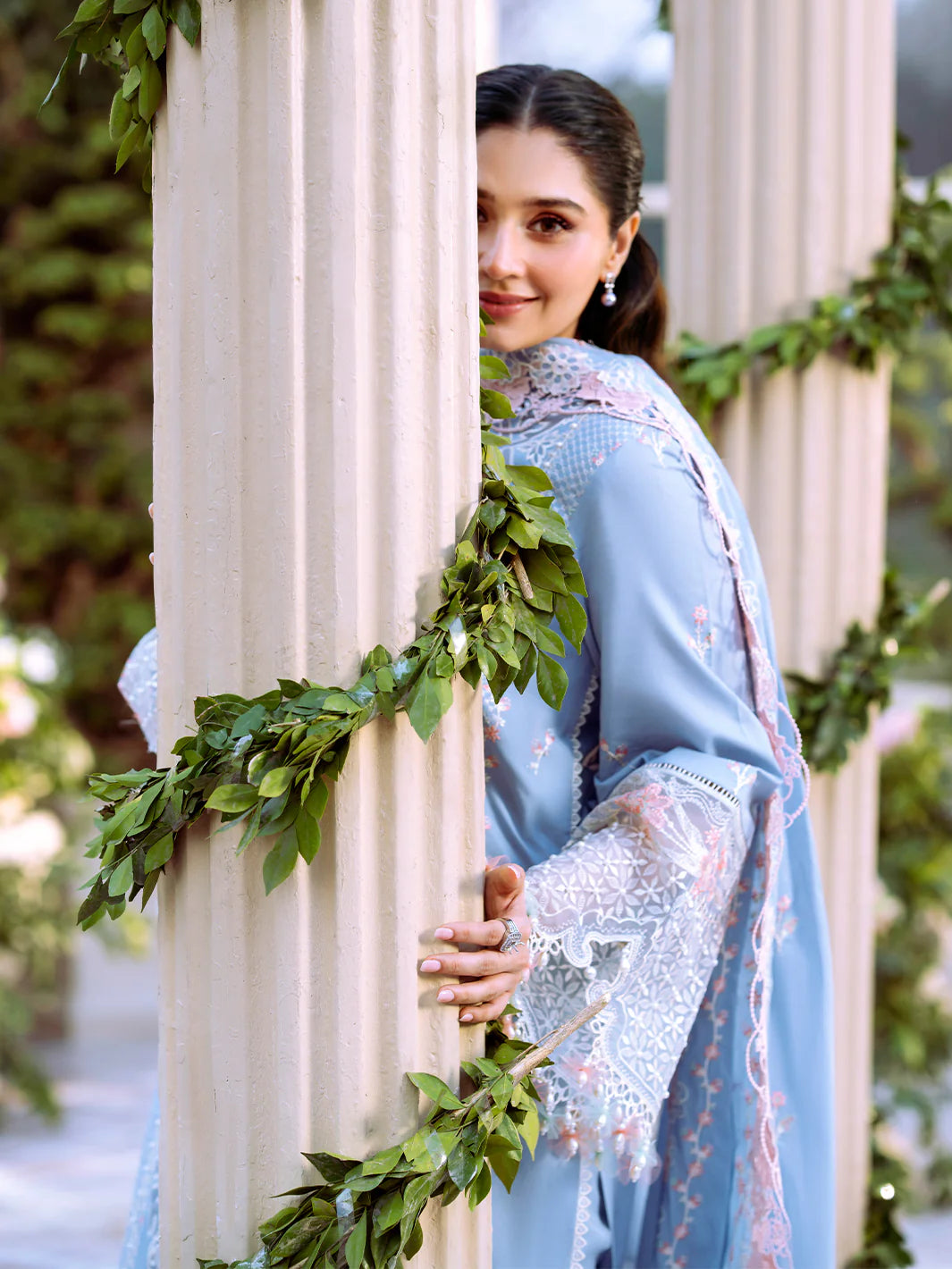 BIN ILYAS Luxury Lawn - 107 A