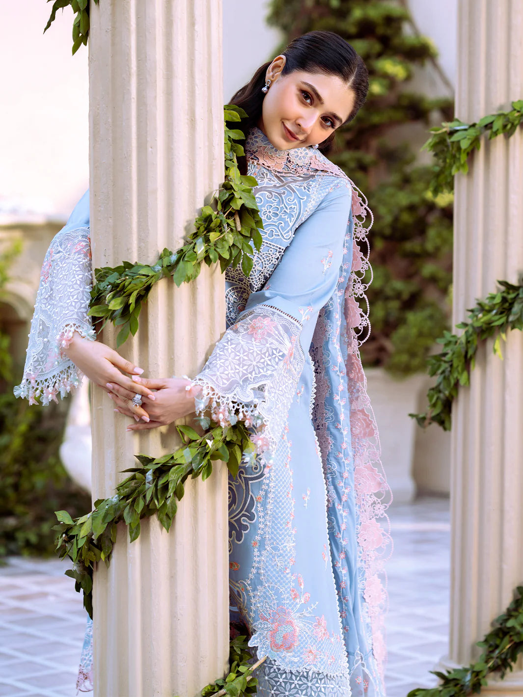 BIN ILYAS Luxury Lawn - 107 A