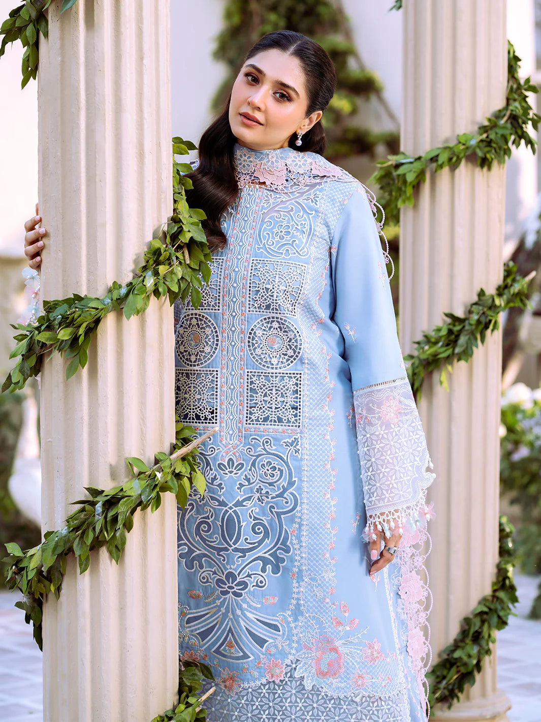 BIN ILYAS Luxury Lawn - 107 A
