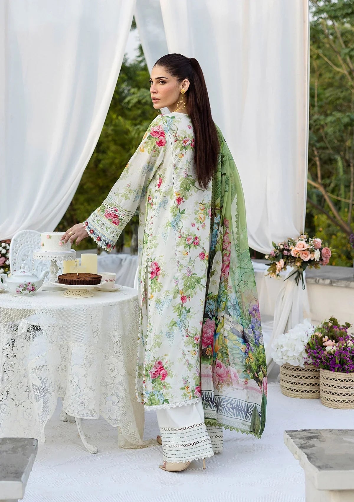 ELAF PRINTS CHIFFON ECD-6A BLOSSOMEA