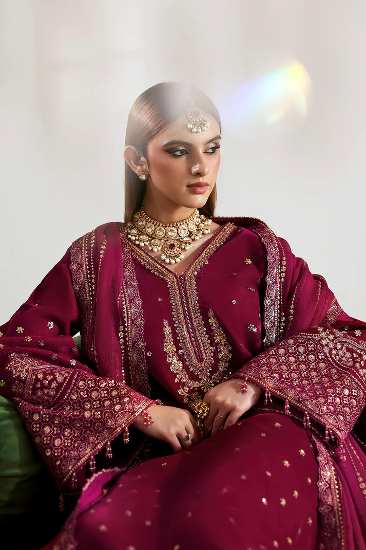 EMAAN ADEEL Zarposh Velvet - SHAHNAZ - 08