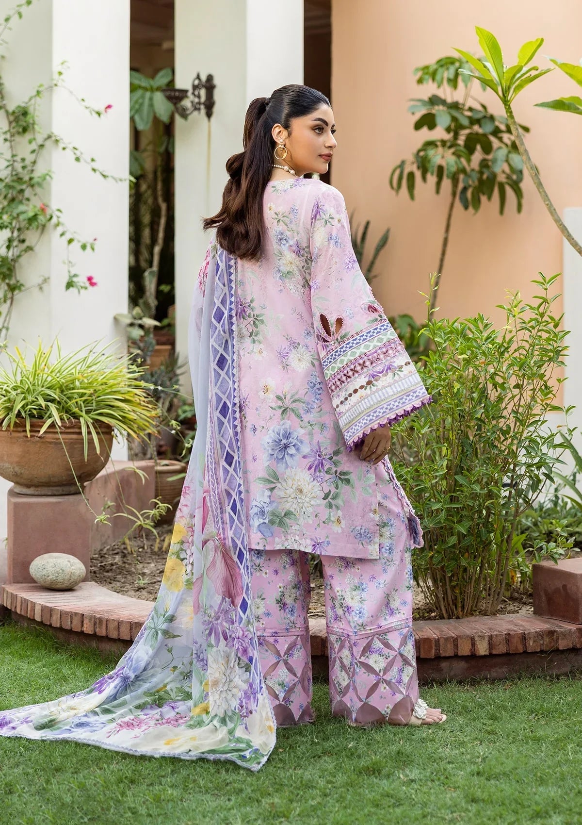 ELAF PRINTS CHIFFON ECD-3A WISTERIA
