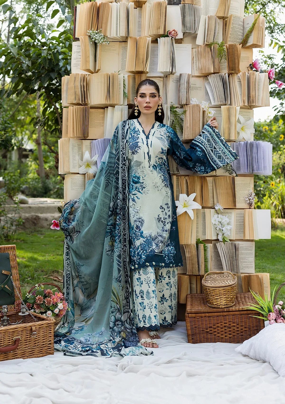 ELAF PRINTS CHIFFON ECD-7A FLOREYA