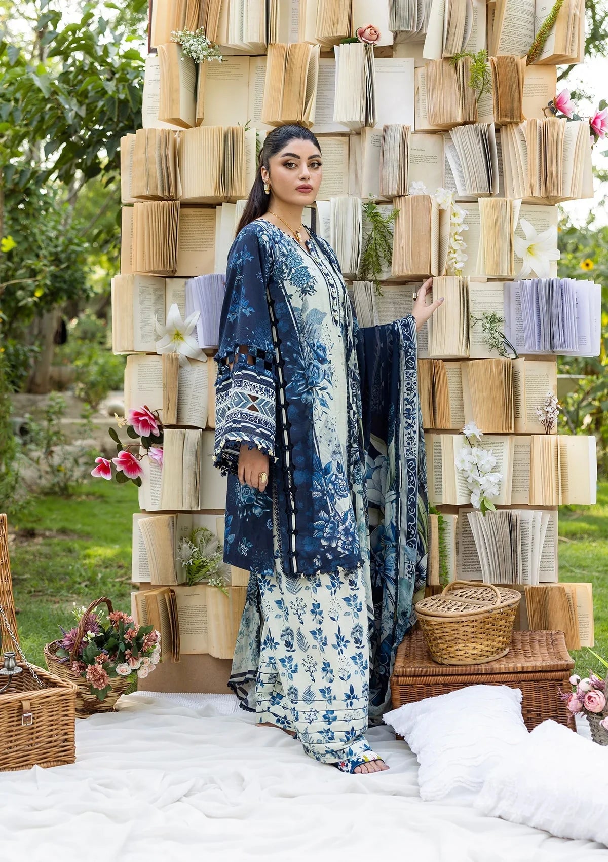 ELAF PRINTS CHIFFON ECD-7B BLOOMSTELLA