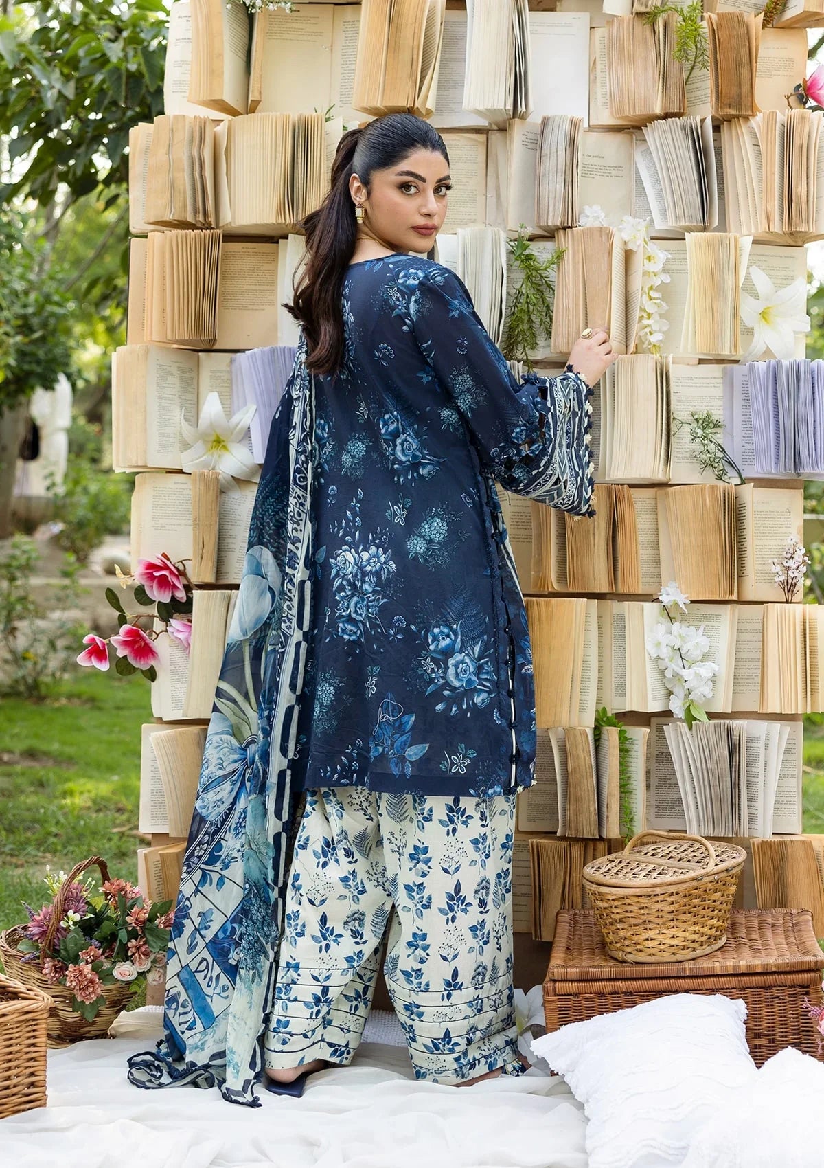 ELAF PRINTS CHIFFON ECD-7B BLOOMSTELLA