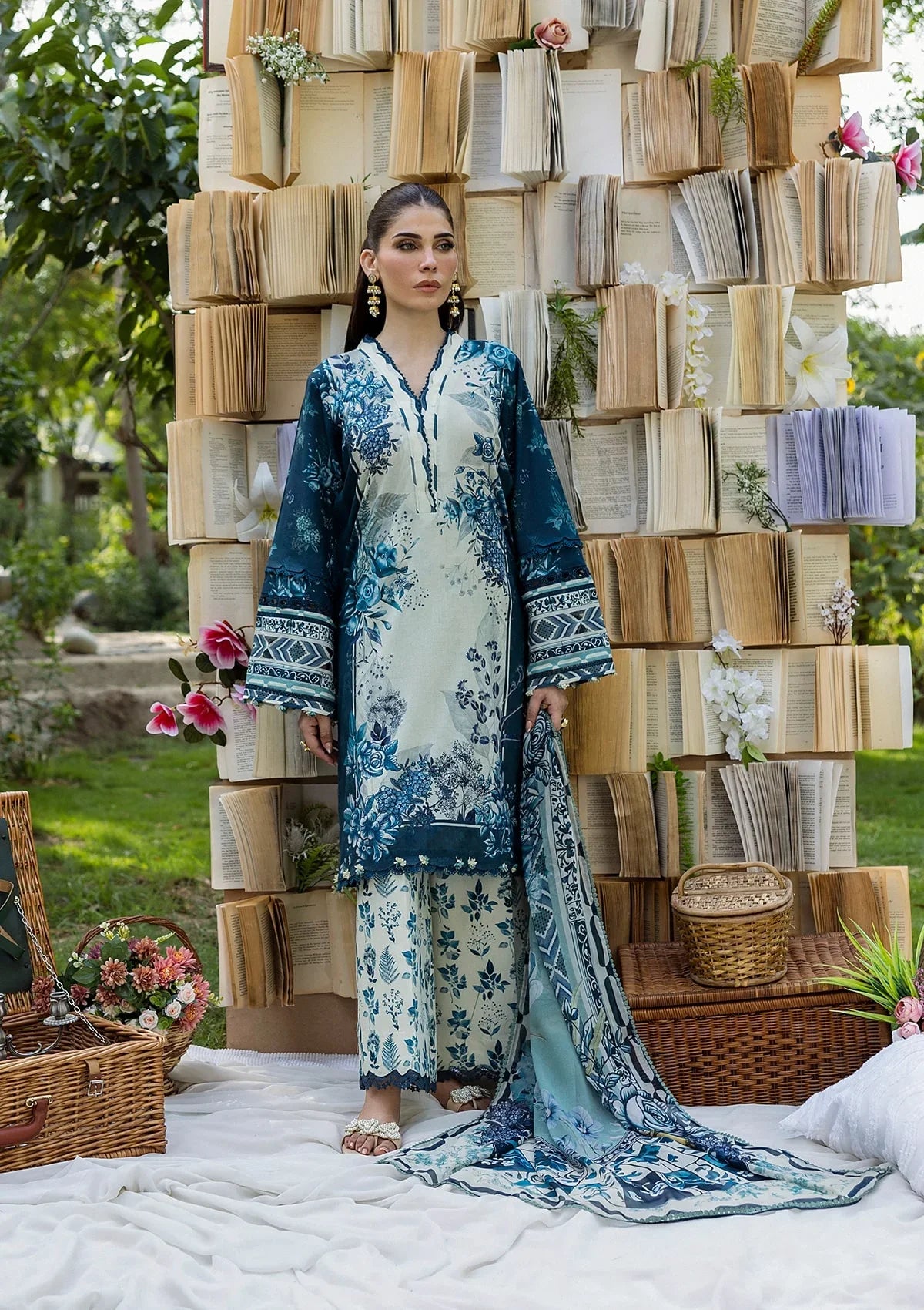 ELAF PRINTS CHIFFON ECD-7A FLOREYA