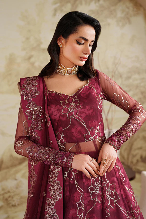 ZARIF Zaneera Printed & Embroidered Formals ZRF-ZPE-07 FALEK