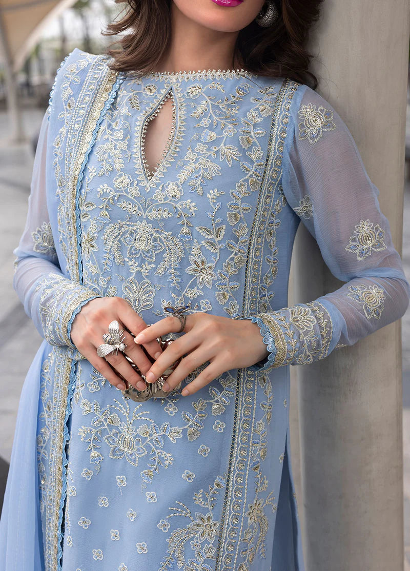 SAHANE CT 25001 First Rain - At First Glance | Unstitched Chiffon | 3 Piece