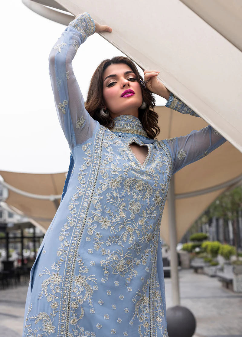 SAHANE CT 25001 First Rain - At First Glance | Unstitched Chiffon | 3 Piece