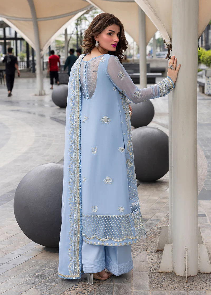 SAHANE CT 25001 First Rain - At First Glance | Unstitched Chiffon | 3 Piece