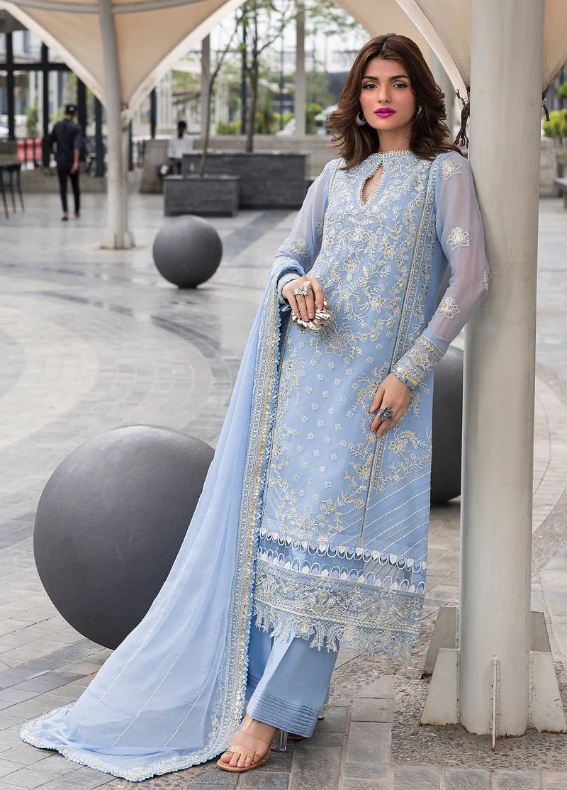 SAHANE CT 25001 First Rain - At First Glance | Unstitched Chiffon | 3 Piece