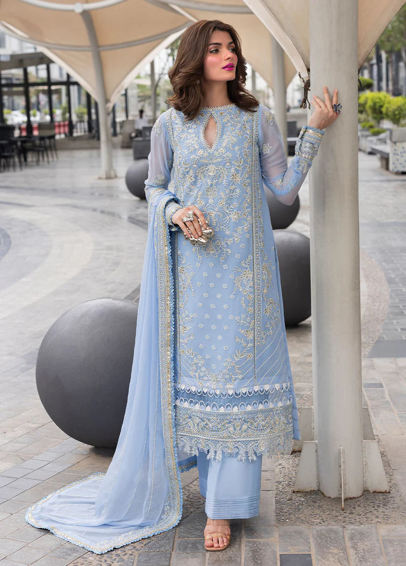 SAHANE CT 25001 First Rain - At First Glance | Unstitched Chiffon | 3 Piece