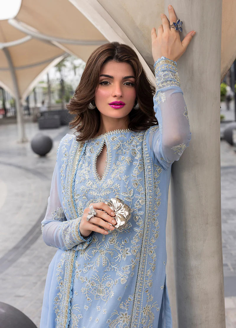 SAHANE CT 25001 First Rain - At First Glance | Unstitched Chiffon | 3 Piece
