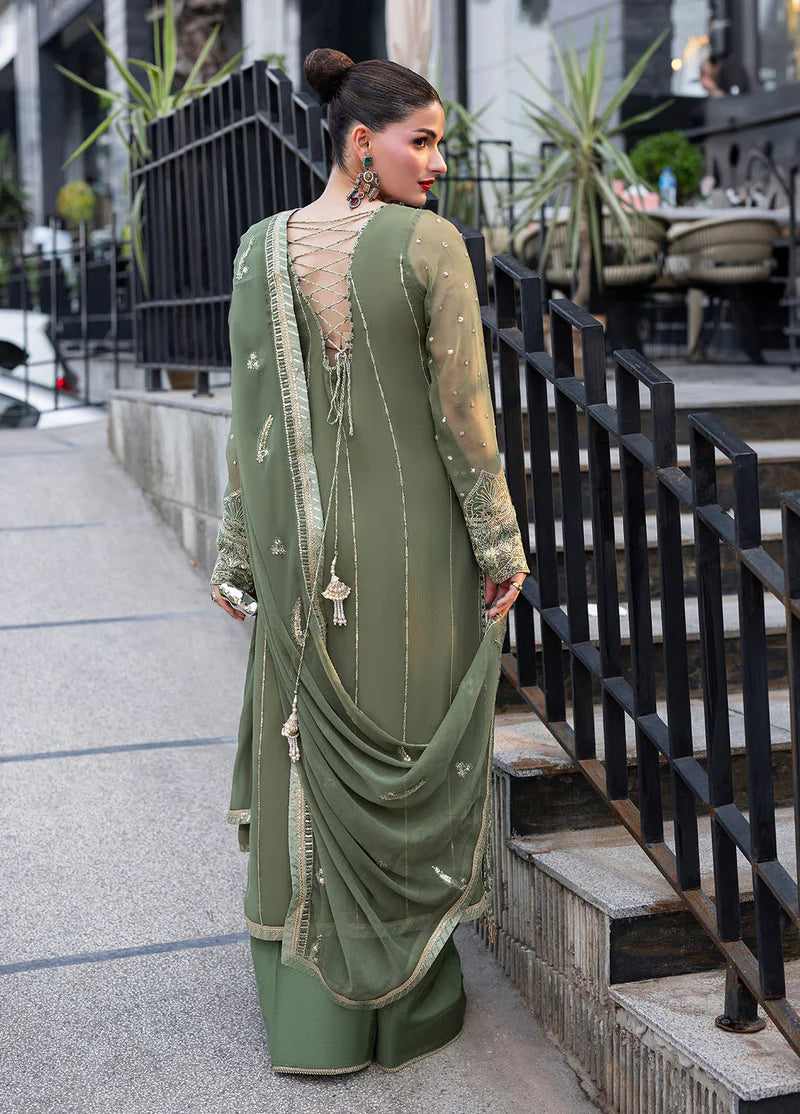SAHANE CT 25006 Mist - At First Glance | Unstitched Chiffon | 3 Piece