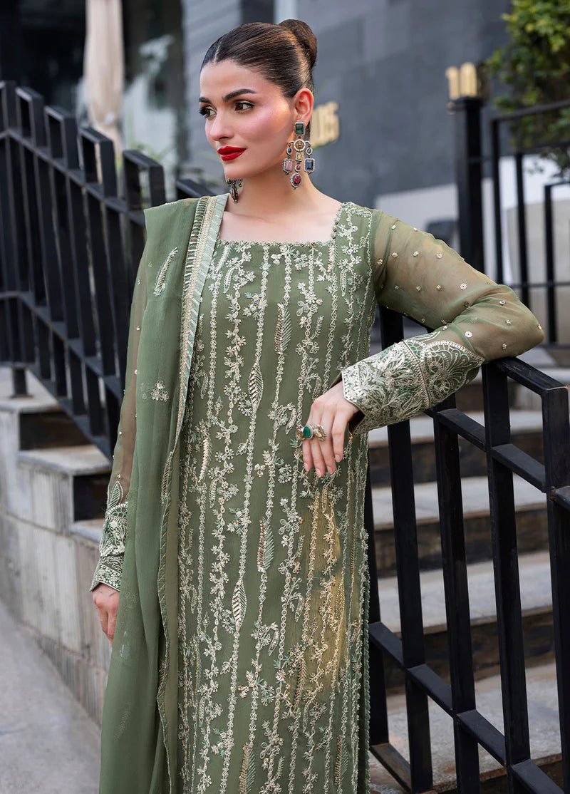 SAHANE CT 25006 Mist - At First Glance | Unstitched Chiffon | 3 Piece