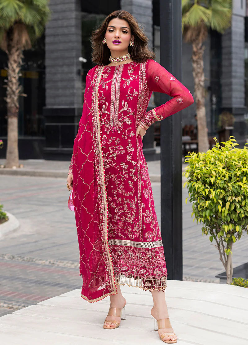 SAHANE CT 25003 Dousee - At First Glance | Unstitched Chiffon | 3 Piece