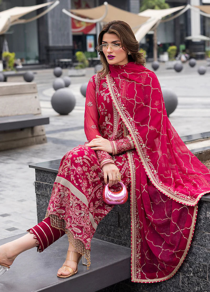 SAHANE CT 25003 Dousee - At First Glance | Unstitched Chiffon | 3 Piece