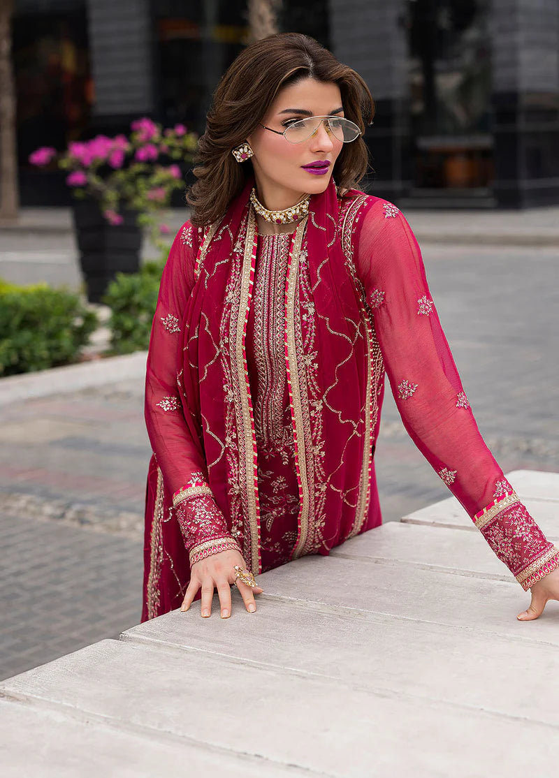 SAHANE CT 25003 Dousee - At First Glance | Unstitched Chiffon | 3 Piece