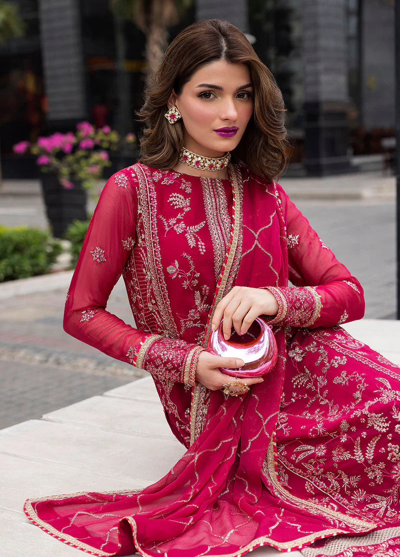SAHANE CT 25003 Dousee - At First Glance | Unstitched Chiffon | 3 Piece