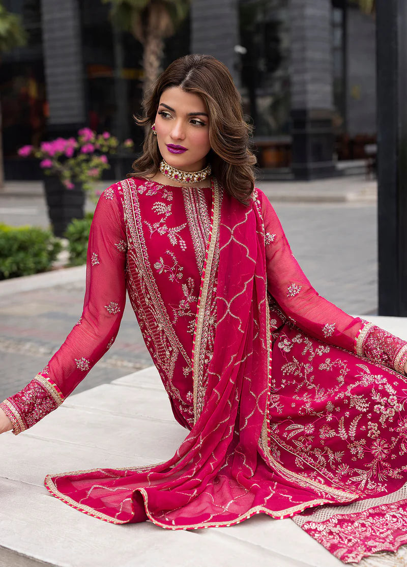 SAHANE CT 25003 Dousee - At First Glance | Unstitched Chiffon | 3 Piece