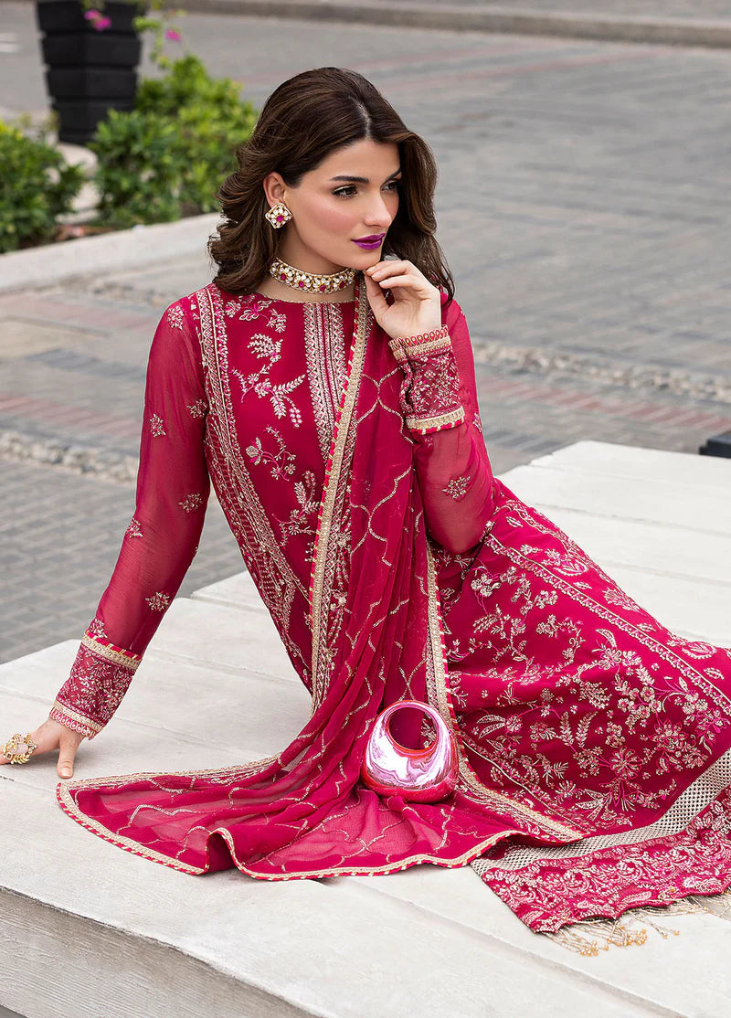 SAHANE CT 25003 Dousee - At First Glance | Unstitched Chiffon | 3 Piece