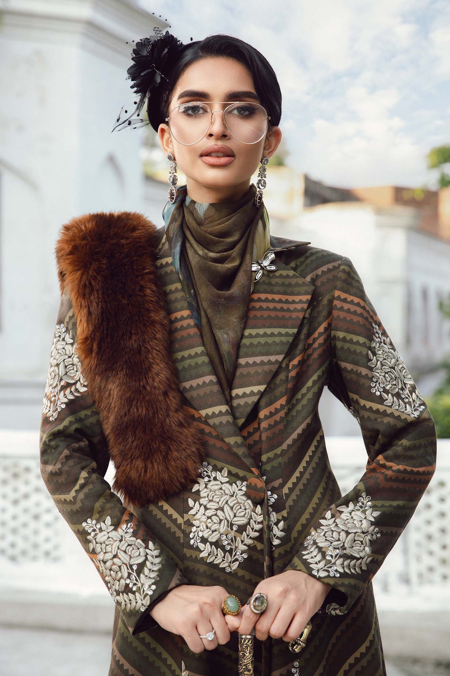 MARIA B. - M. Prints 3 Piece Unstitched Embroidered Cambric Suit | MPT-2705-B