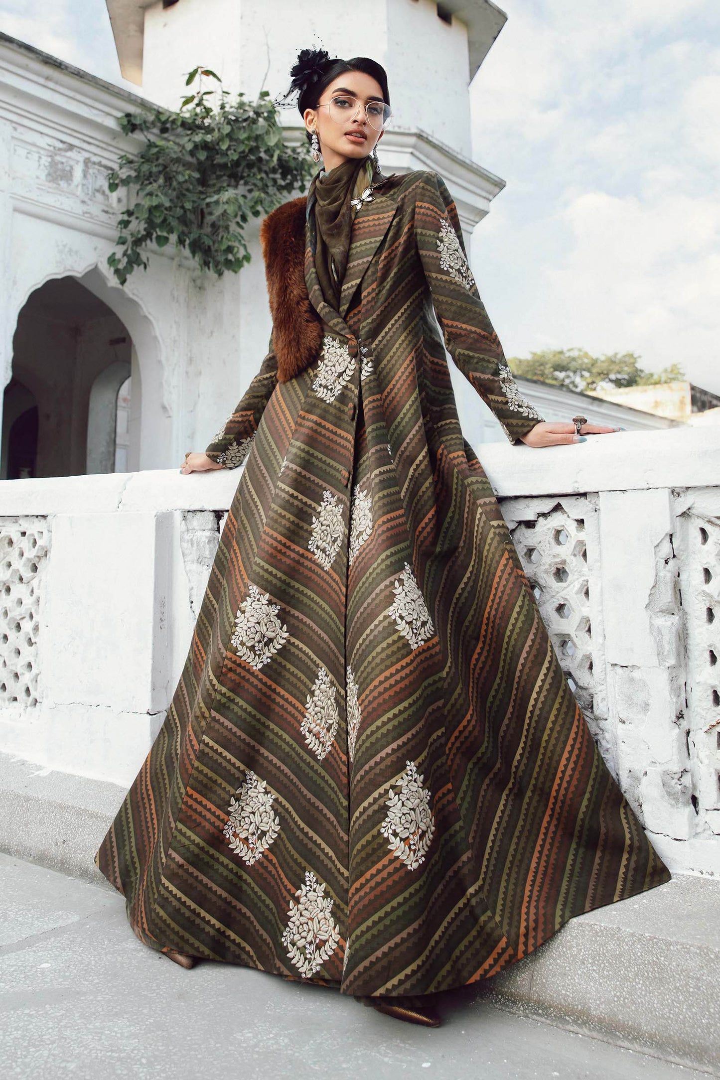 MARIA B. - M. Prints 3 Piece Unstitched Embroidered Cambric Suit | MPT-2705-B