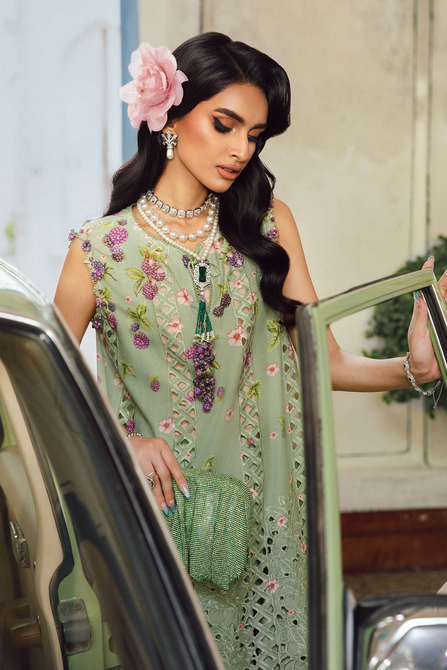 MARIA B. - M. Prints 3 Piece Unstitched Embroidered Cambric Suit | MPT-2706-A