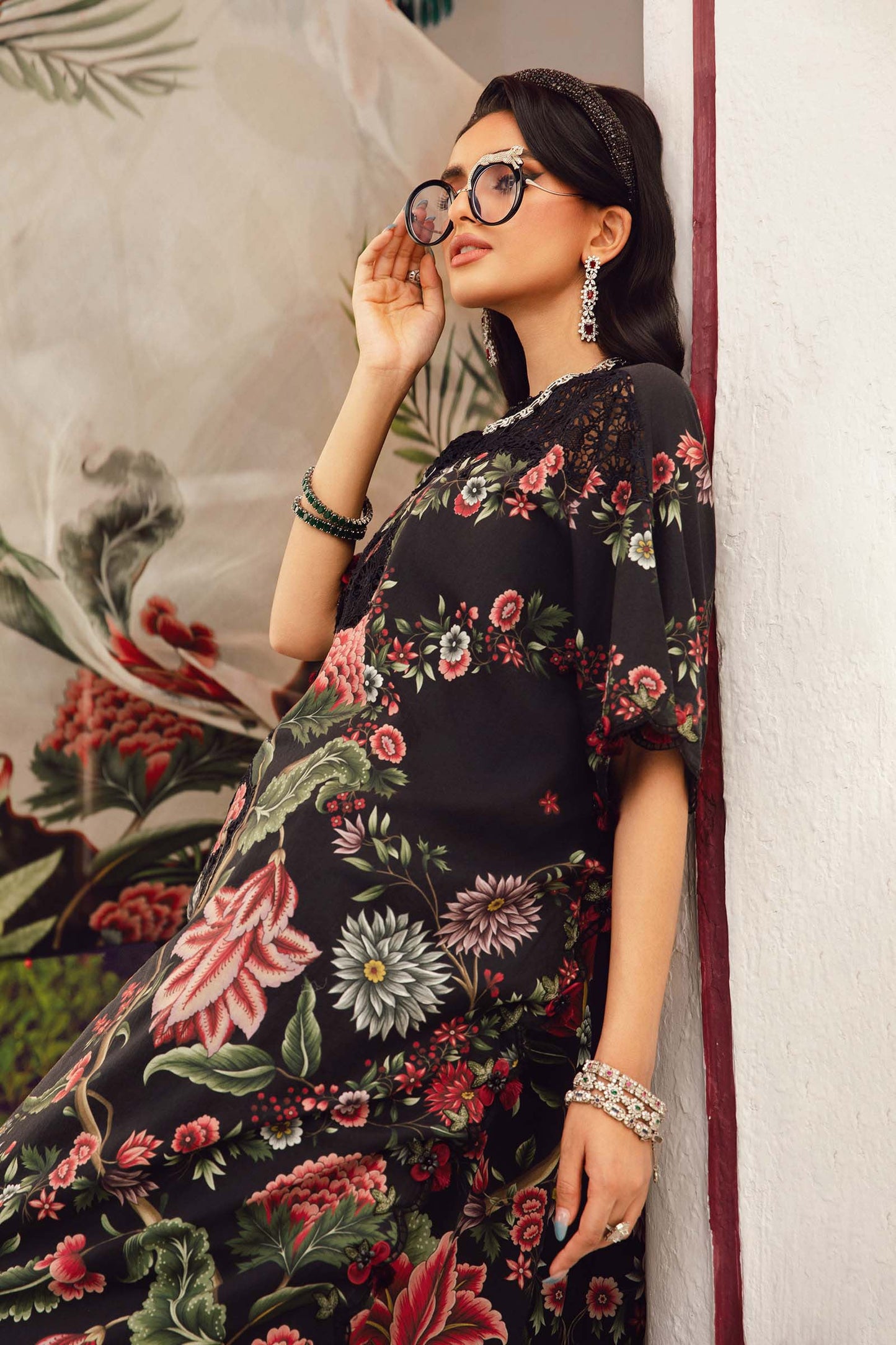 MARIA B. - M. Prints 3 Piece Unstitched Embroidered Cambric Suit | MPT-2709-B