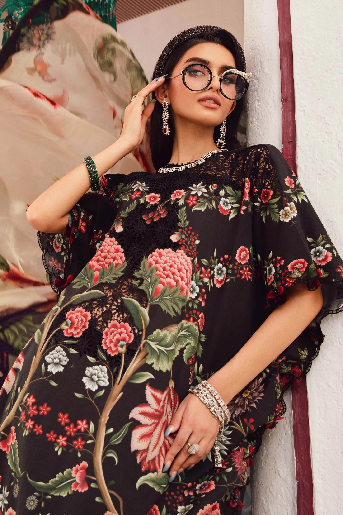 MARIA B. - M. Prints 3 Piece Unstitched Embroidered Cambric Suit | MPT-2709-B